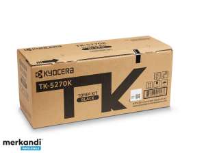 Kyocera Lasertoner TK 5270K Schwarz   6.000 Seiten 1T02TV0NL0