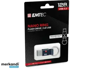 USB-minne 128GB Emtec Nano Ring T100 USB 3.2 (180MB / s)