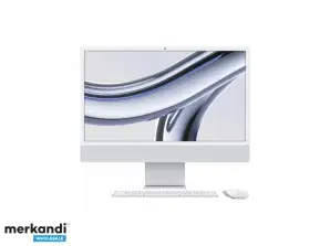 Apple iMac 24 4.5K Retina Display M3 8 Core GPU 256GB Plata MQR93D/A