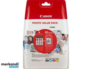 Картридж Canon CLI-581 BK/C/M/Y Photo Value BL 2106C005