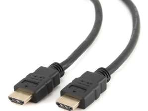 CableXpert HDMI høyhastighets hann-hann-kabel 1 m CC-HDMI4-1M