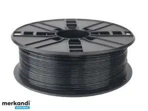 Gembird3 3D spausdintuvas PLA siūlas 1,75 mm juodos spalvos 3DP-PLA1.75-01-BK