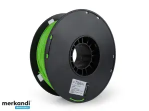 Gembird tisková struna PLA zelená 1.75 mm 1 kg 3DP-PLA1.75-01-G