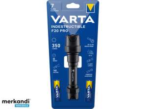 Φακός Varta LED Ακατάλυτος, F20Pro με 2x αλκαλικές μπαταρίες AA