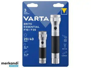 Varta LED φακός Brite Essential Twinpack - 15608 + 15618