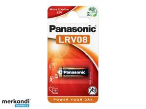 „Panasonic“ šarminis akumuliatorius, LRV08, V23GA, 1,5 V, lizdinė plokštelė (1 pakuotė)