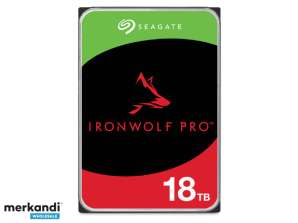 Seagate IronWolf Pro HDD 18TB 3,5 tommer SATA - ST18000NT001