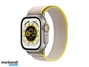 Apple Watch Ultra GPS + mobilní 49mm titanová žlutá/béžová smyčka MQFU3FD/A