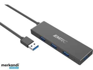 Emtec T620A Tipo-A Classic Hub USB3.1 4 portas