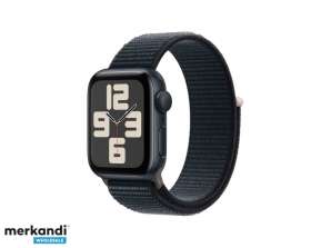 Apple Watch SE aliaj. 40mm GPS Midnight Sport Band Midnight Loop MRE03QF/A