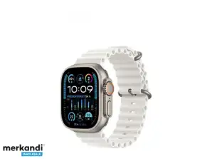 Apple Watch Ultra 2 Titanium 49 mm GPS mobilā baltā okeāna josla MREJ3FD/a