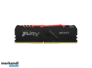 Kingston Fury Beast RGB DDR4 16GB 1x16GB 3600MT/s CL18 DIMM KF436C18BBA/16