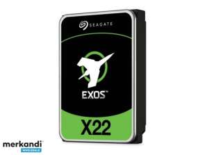 Seagate Exos X22 22TB HDD Intern 3,5 seriell ATA ST22000NM001E
