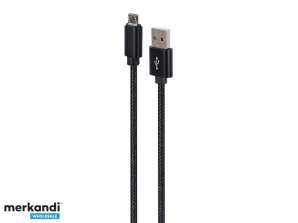 CableXpert Micro USB kábel 1.8m čierny CCDB mUSB2B AMBM 6