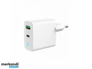 Gembird Universal USB Charger with 2 Ports 2 1 A TA UC PDQC20L W 01