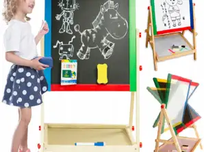 MAGNETIC DRY-ERASE CHALKBOARD DOUBLE-SIDED FOR CHILDREN