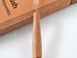 Perie interdentară cu mâner din bambus, dimensiune peri 3 mm