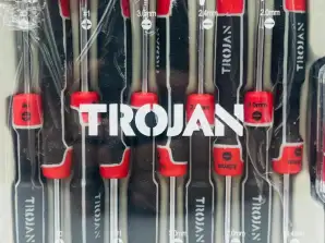 Trójai precíziós csavarhúzó készlet, 10 részes Trojan 3 az 1-ben tűzőgépek