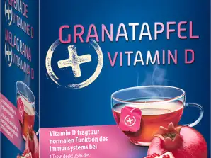 Meßmer-hedelmätee D-vitamiinilla ja granaattiomenalla 20-pakkaus