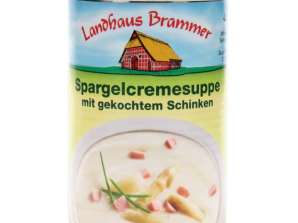 400ml Spargelcremesuppe mit gekochtem Schinken Landhaus Brammer