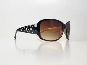 Bruine TopTen zonnebril met studs op pootjes SRP217-1Q