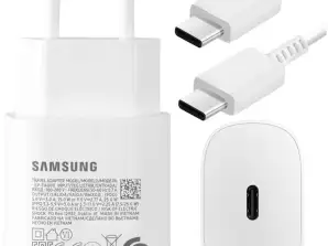 Original Samsung USB C Väggladdare 25W Typ C-kabel 180cm P