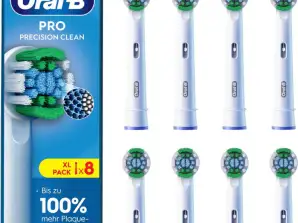 Oral-B Pro - Precision Clean - Opzetborstels met CleanMaximiser Technologie - 8 Stuks
