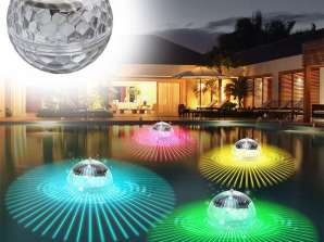 bola de discoteca para piscina solar DISCOGLO