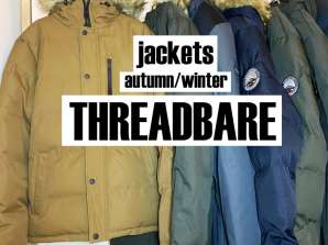 Mäns Threadable Winter Jackets Mix