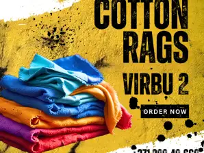 Best Cotton Rags κύβος 10 κιλών για βιομηχανικό καθαρισμό, εργαστήρια και υπηρεσίες αυτοκινήτων - Εργοστασιακή χονδρική πώληση - 100% απόθεμα βαμβακερό ύφασμα