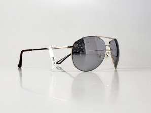 Gafas de sol de aviador TopTen con piedras de cristal en lentes SG14030SIL