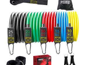 SET OF TRAINING BANDS WITH HANDLES TB8
