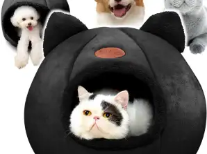 Canisa Cat Bed Dog Plush pentru Winter Soft Kennel Bed KITT-1
