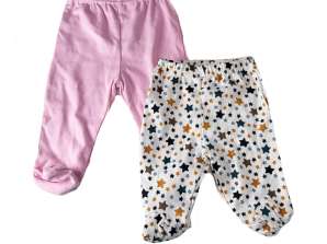 Various Code baby trousers with feet