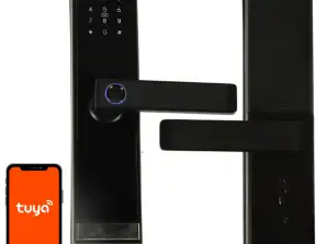 Electronic door lock code handle fingerprint bluetooth
