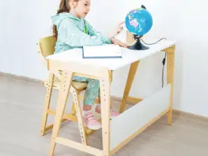 Ergonomický rastúci stôl s variabilnou výškou pre deti a dospievajúcich