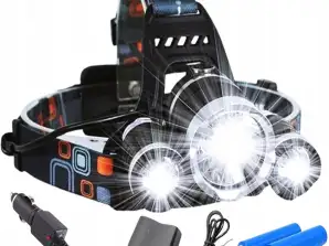 GALVENAIS LUKTURIS GALVENAIS LUKTURIS 3XLED ZOOM CREE JAUDĪGI 4 REŽĪMI
