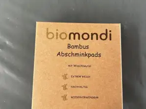 Biomondi Bambu Make-up Remover Pads Förpackning med 10