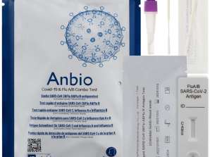 Anbio Flu A/B + Covid Combo Self-Test (Bag of 1) - Rapid and Effective Test