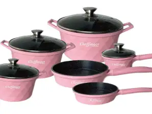 12-Piece Cooking Pot Set Induction Cooking Pots Diamond Pot Induction Aluminum Cast Pots