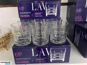 Набір 6 склянок для пиття 325 мл 6 склянок склянки для води лимонад для пиття