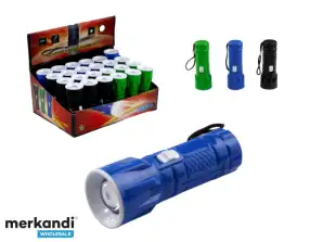 FLASHLIGHT FLASHLIGHTS HANDHELD BATTERY OPERATED TRAVEL LENSES 10x3cm