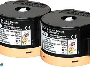 Epson Dual Pack Return Toners Black 2 x 2.5k C13S050711