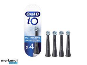 Oral-B iO Push-on Fırçalar Ultimate Temizleme 4 (Siyah) 319856