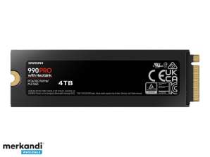 Samsung 990 Pro SSD jäähdytyselementti 4TB M.2 NVMe MZ V9P4T0CW