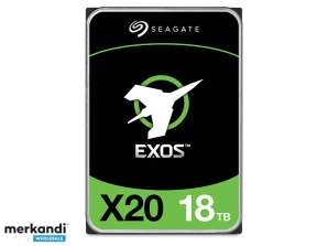 Seagate Enterprise Exos X20 18TB HDD intern 3.5 7200RPM ST18000NM003D