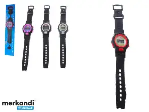WATCH ELECTRONIC SPORTS WATCHES ELASTIC WRIST WITH STRAP ASSORTED COLORS 22 CM