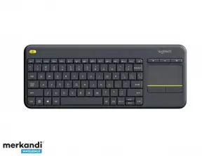 Tastatură fără fir Logitech tactilă K400 Plus Negru US-INTL-Layout 920-007145