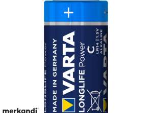 Varta Batteri Alkalisk Baby C Høy Energi Bulk (1-Pack) 04914 121 111