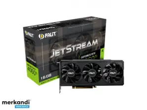 Palit NVIDIA JetStream RTX 4060 16 Gt:n GDDR6-muisti NE6406T019T1 1061J